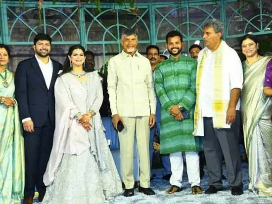 Vijayawada MP Kesineni Nani Daughter Swetha Engagement Ceremony Vijayawada MP Kesineni Nani Daughter Swetha Engagement Ceremony